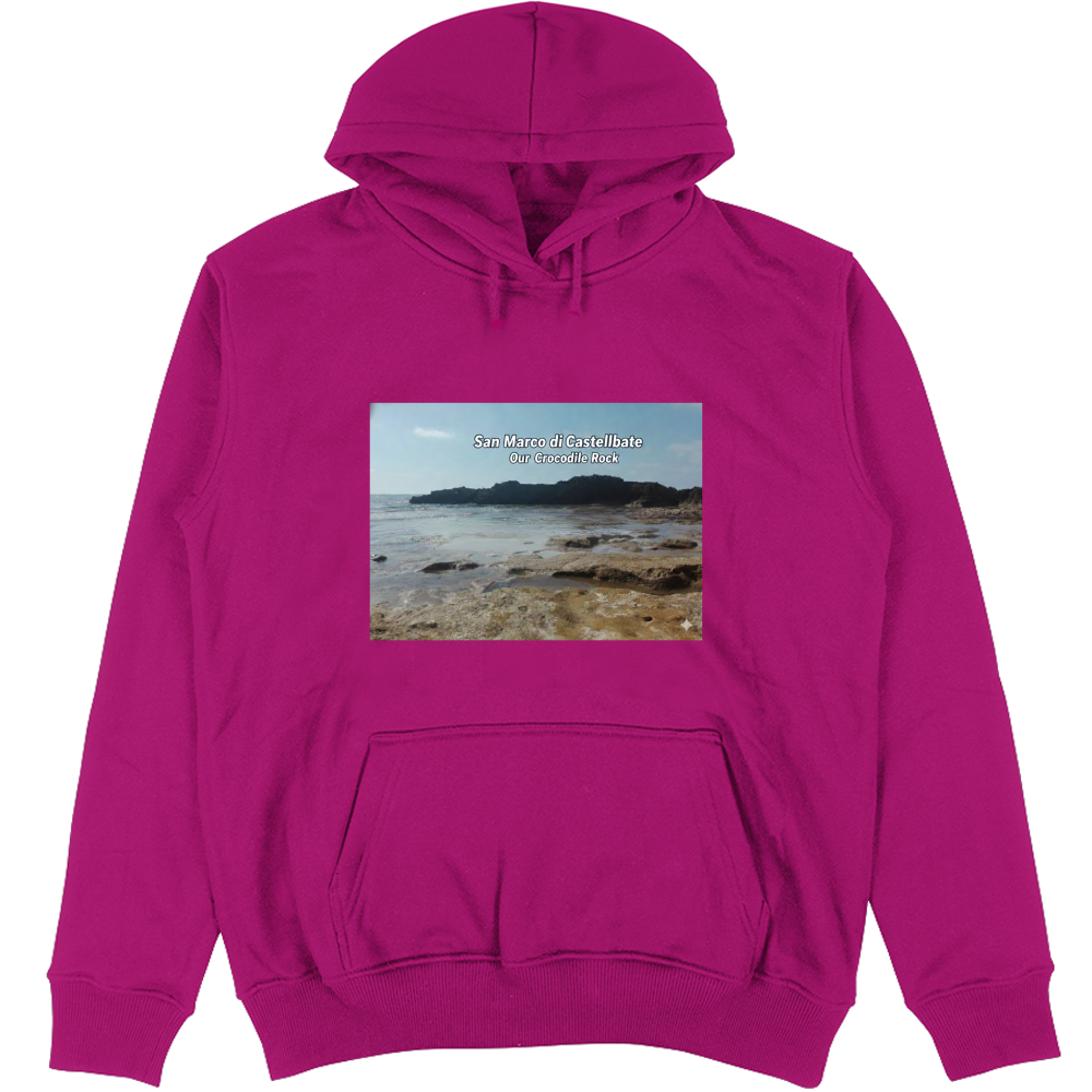 Felpa Unisex con Cappuccio Cocrodilecilento