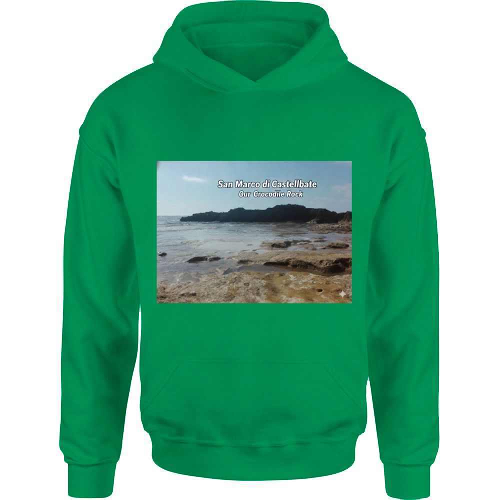 Felpa Bambino con Cappuccio Cocrodilecilento