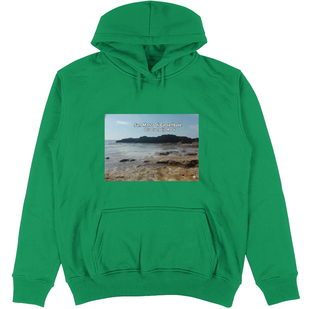 Felpa Unisex con Cappuccio Cocrodilecilento