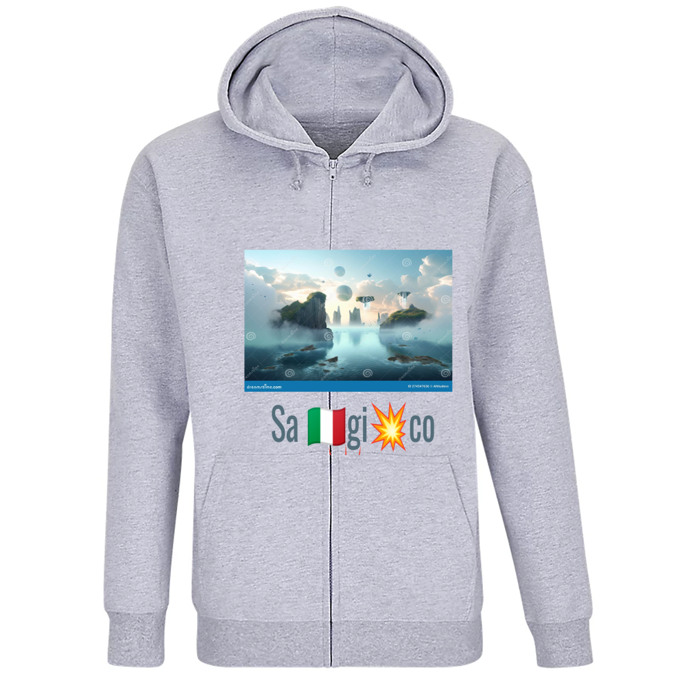 Felpa Premium Cappuccio Zip T-shirt lyfestyle