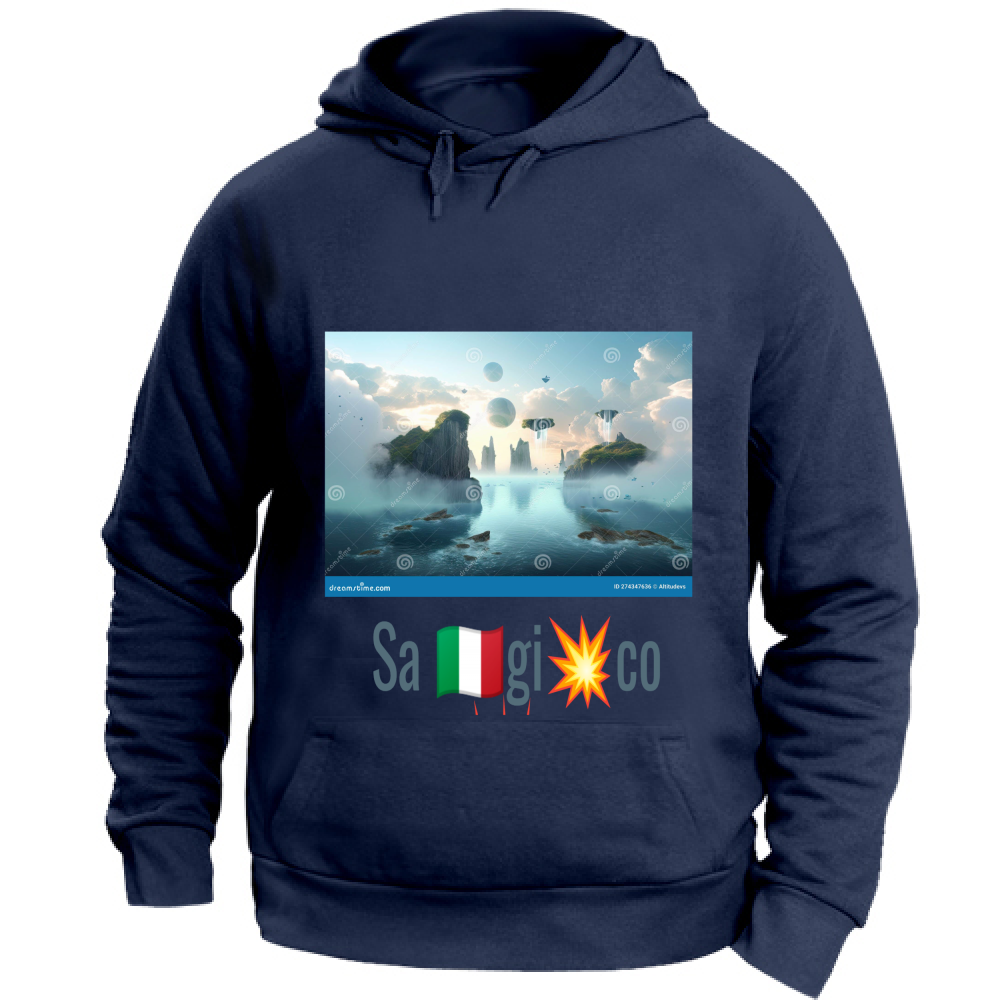 Felpa con Cappuccio Unisex Large T-shirt lyfestyle