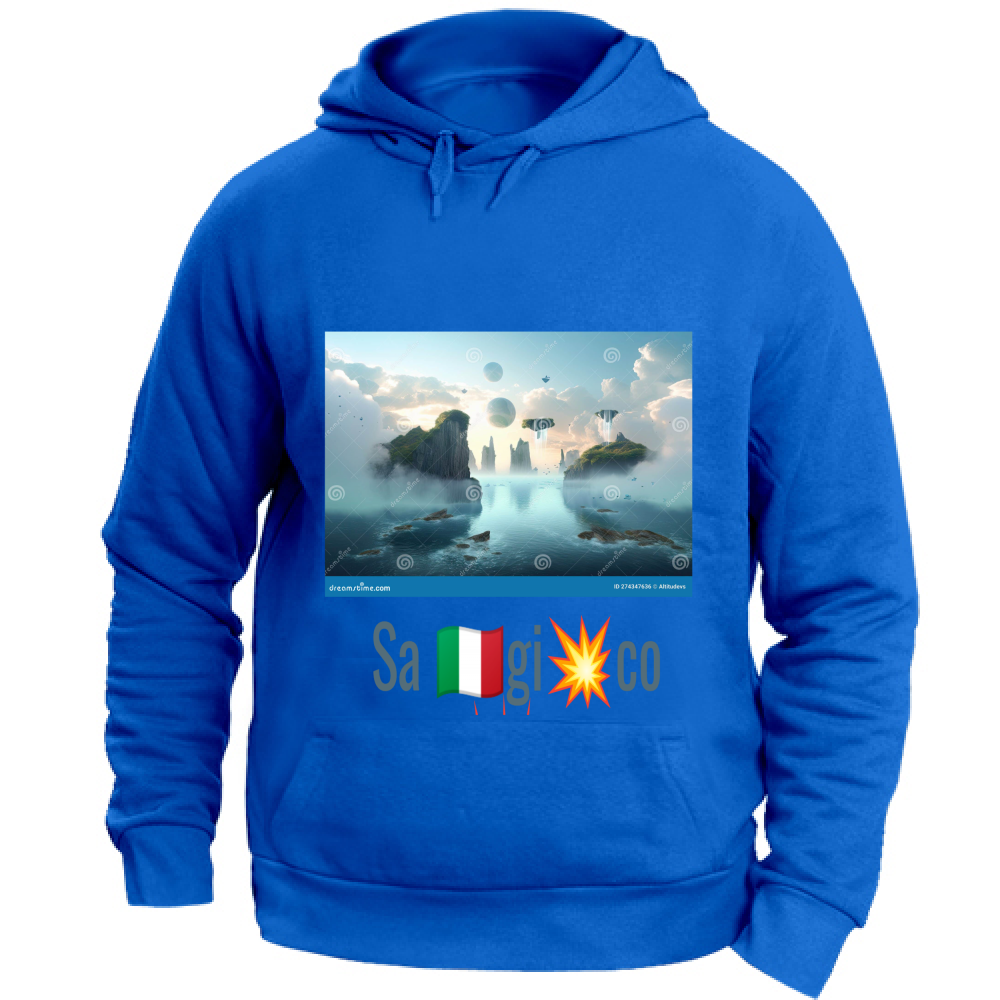 Felpa con Cappuccio Unisex Large T-shirt lyfestyle