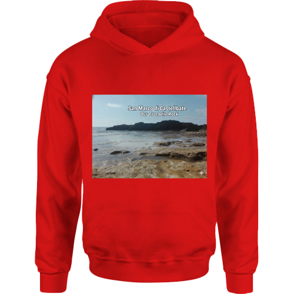 Felpa Bambino con Cappuccio Cocrodilecilento