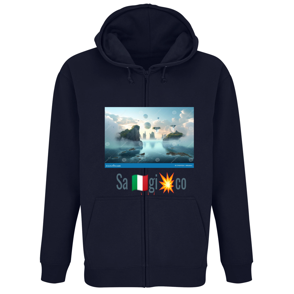 Felpa Premium Cappuccio Zip T-shirt lyfestyle