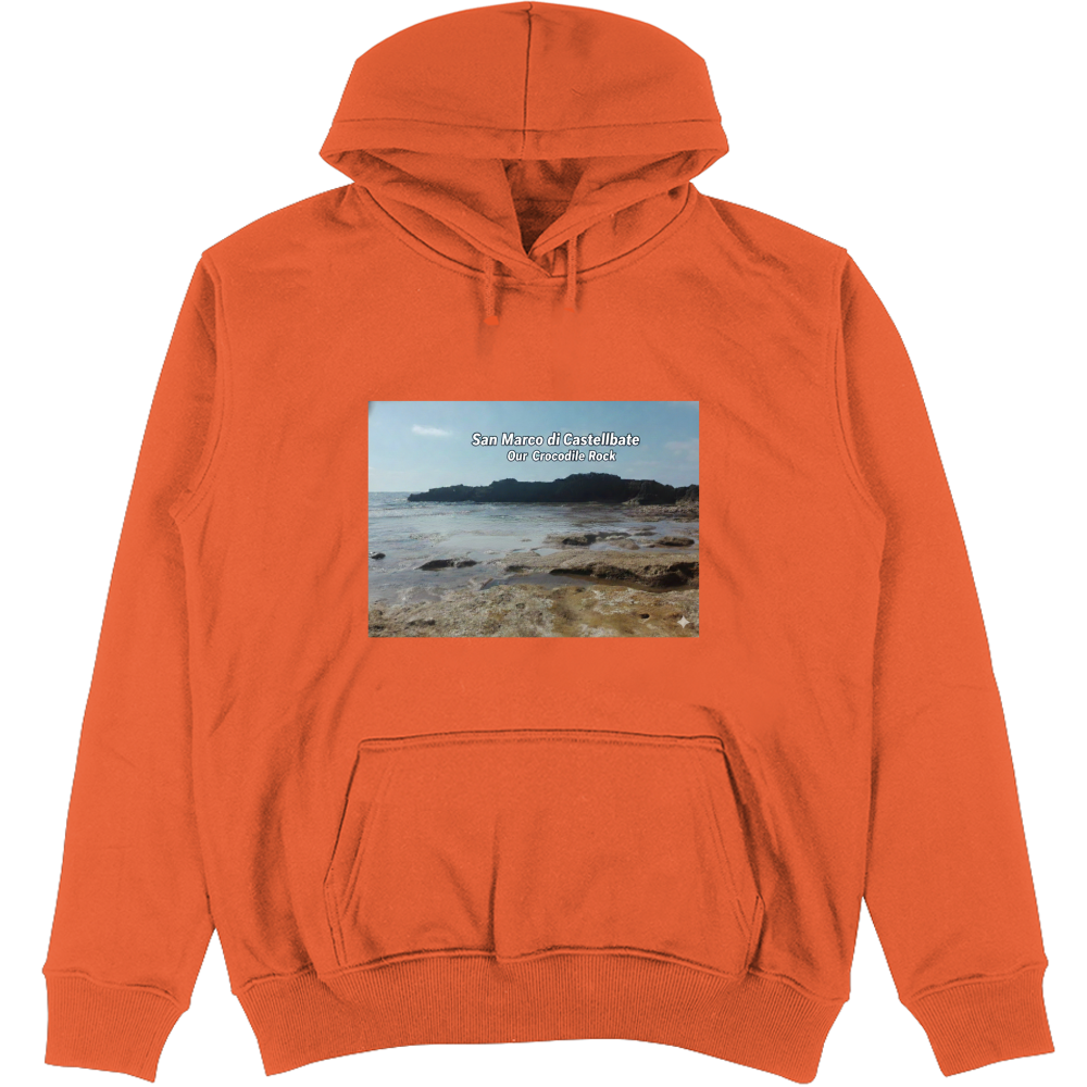 Felpa Unisex con Cappuccio Cocrodilecilento