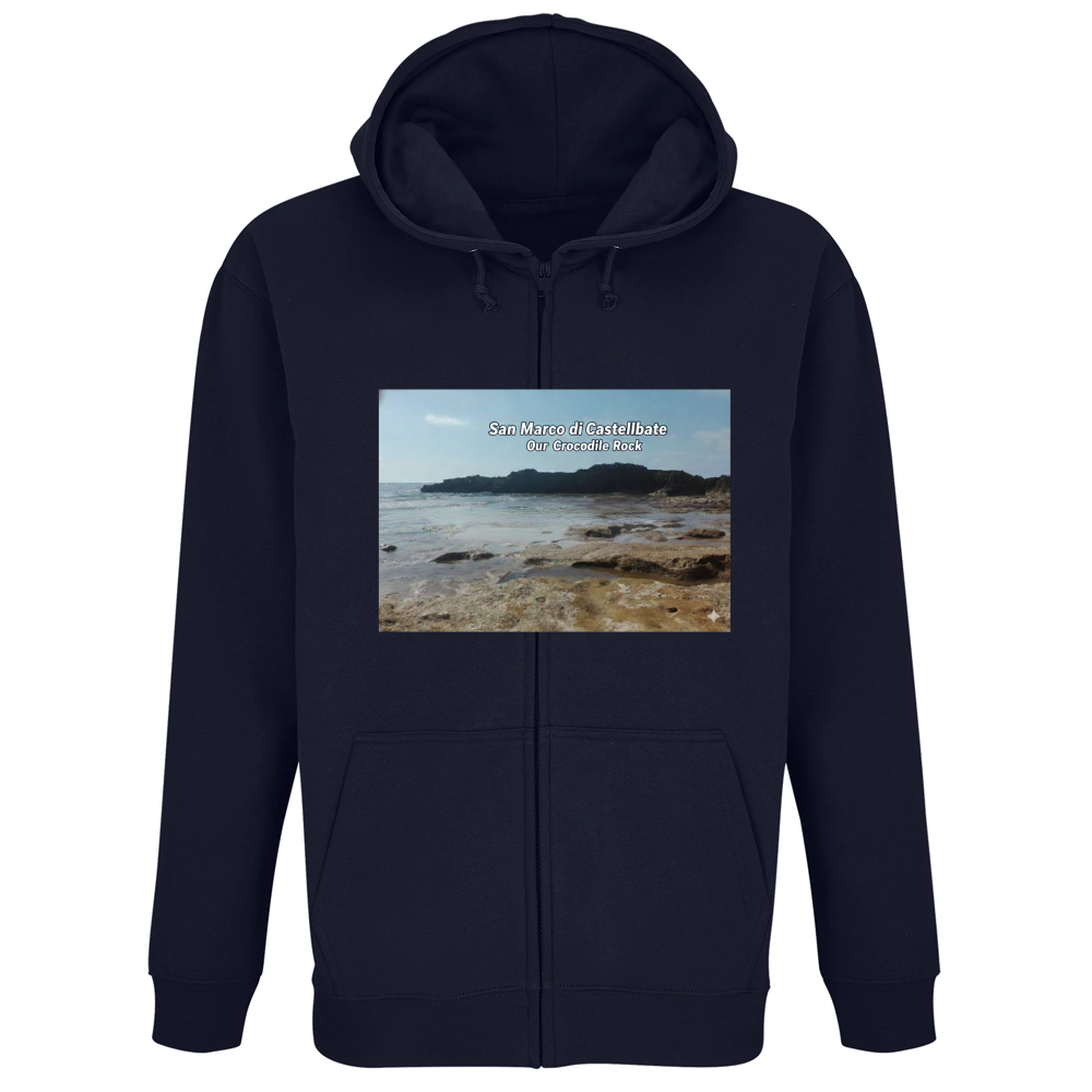 Felpa Premium Cappuccio Zip Cocrodilecilento