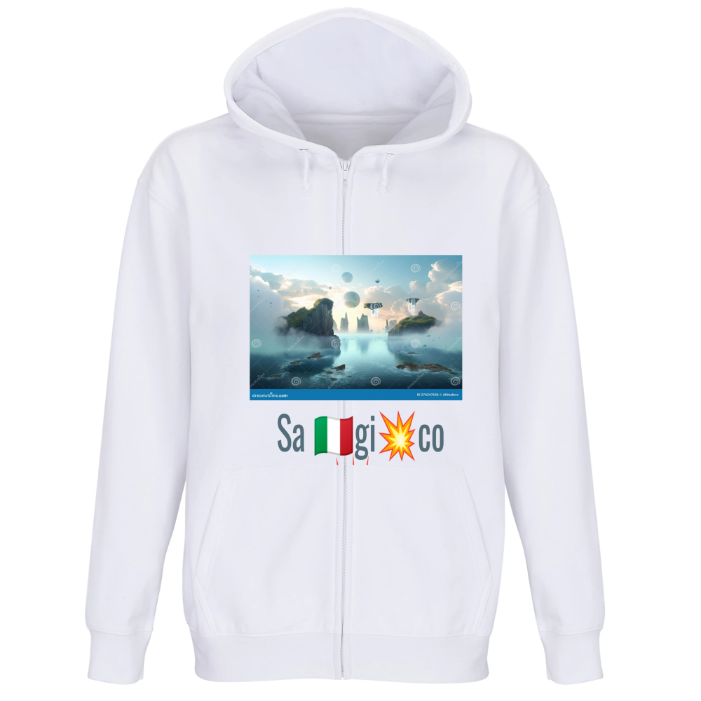 Felpa Premium Cappuccio Zip T-shirt lyfestyle