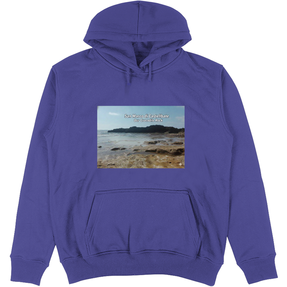 Felpa Unisex con Cappuccio Cocrodilecilento