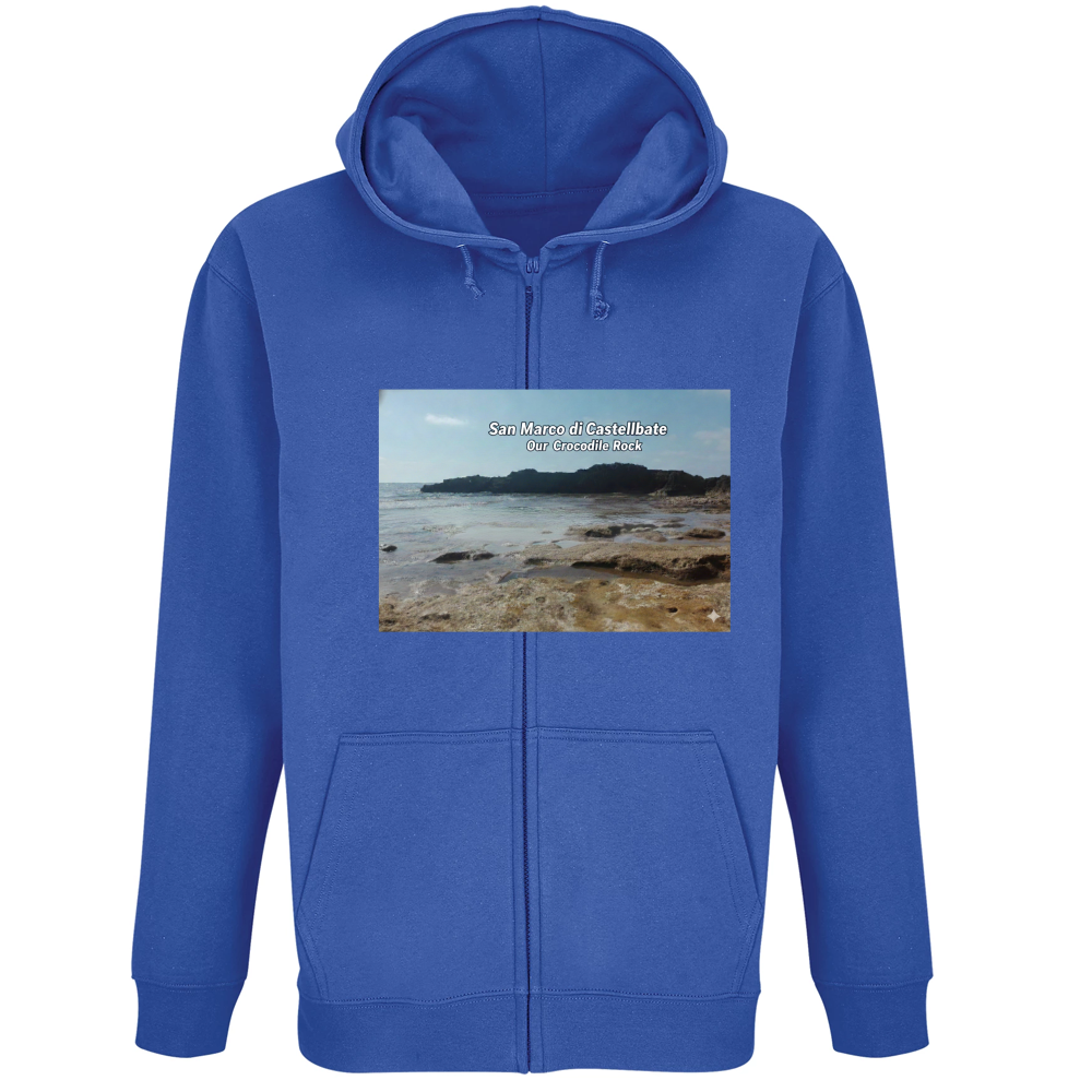 Felpa Premium Cappuccio Zip Cocrodilecilento