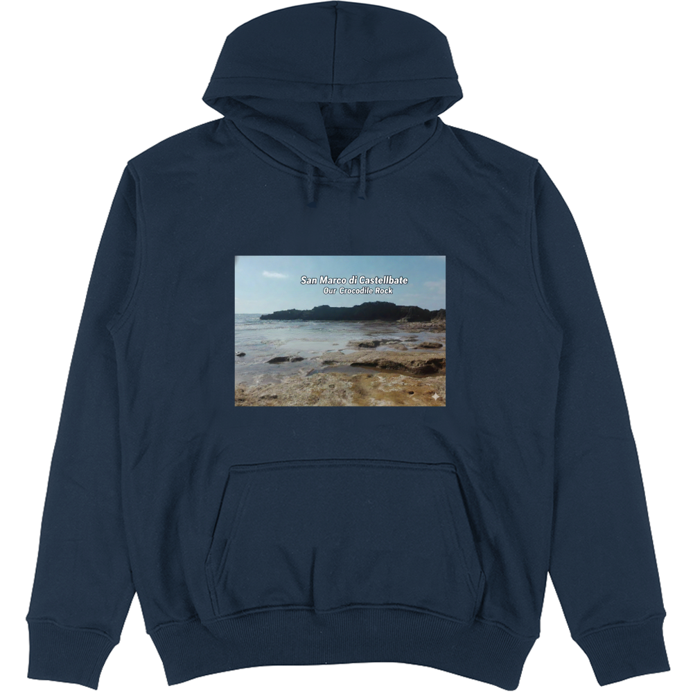 Felpa Unisex con Cappuccio Cocrodilecilento