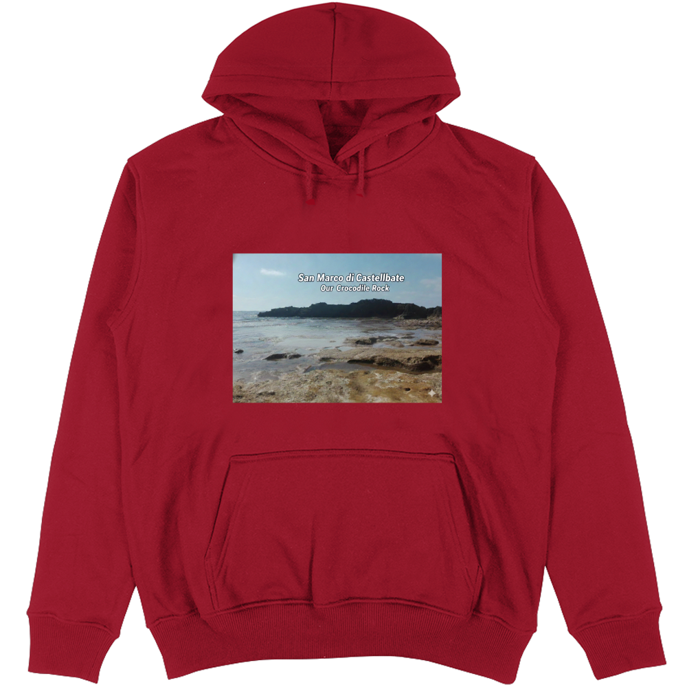 Felpa Unisex con Cappuccio Cocrodilecilento