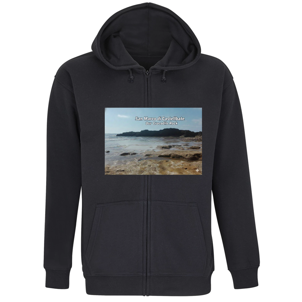 Felpa Premium Cappuccio Zip Cocrodilecilento