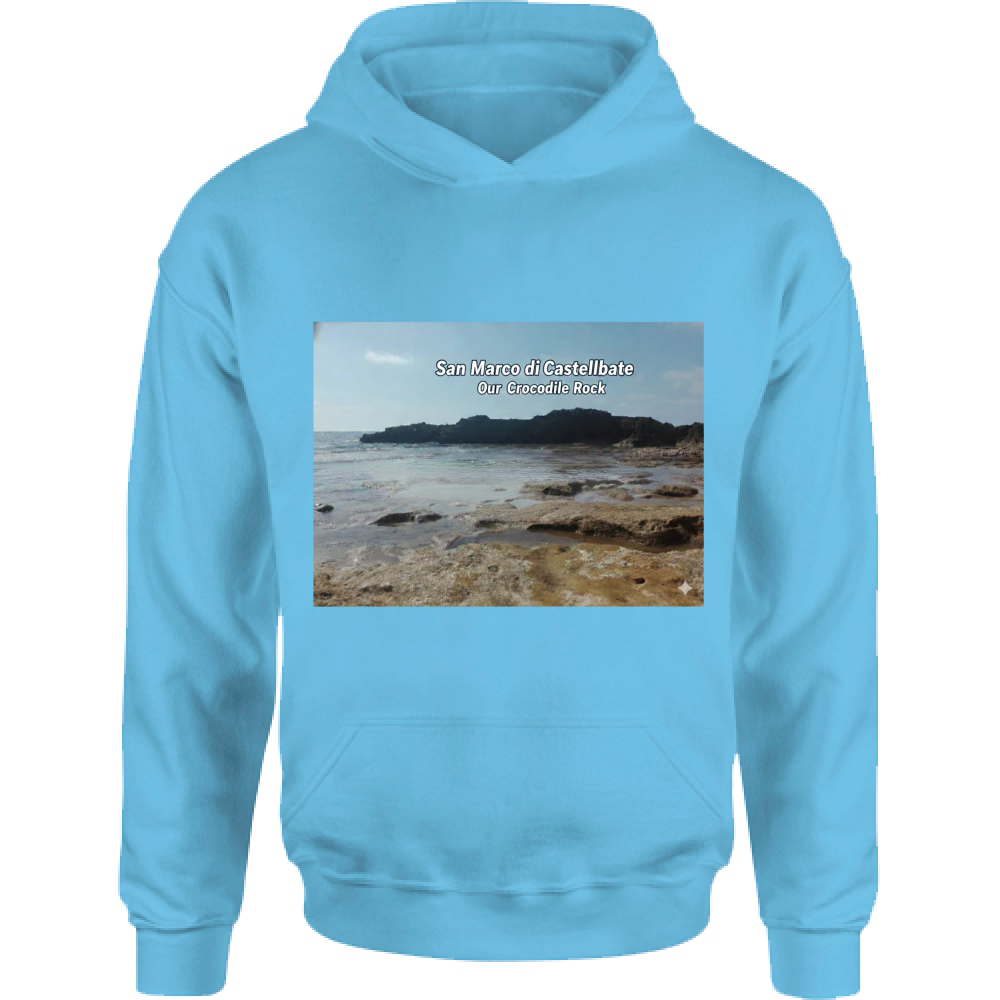 Felpa Bambino con Cappuccio Cocrodilecilento