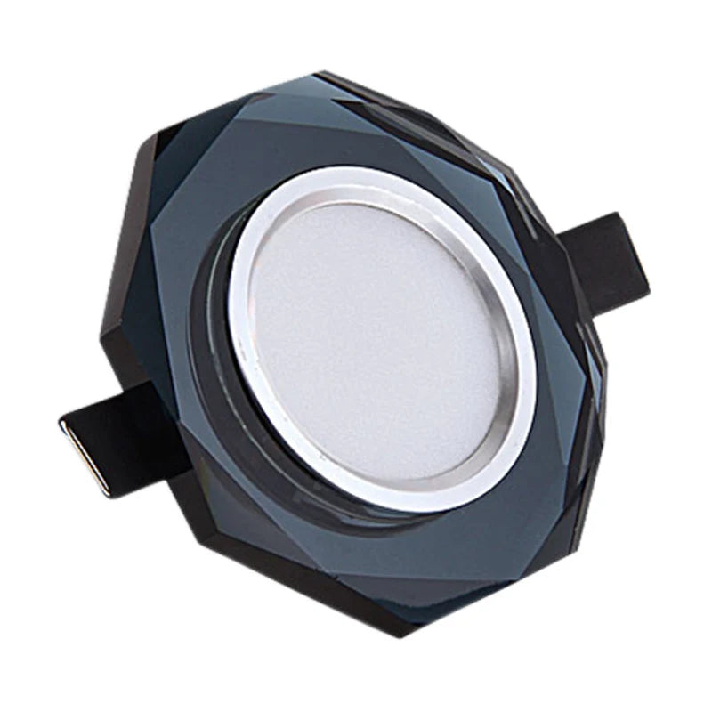 Crystal Modern Ceiling Light AC90-260V Embedded 3W 5W LED Downlight Aisle Corridor Lights Porch Lamp Corner lamp for Living Room