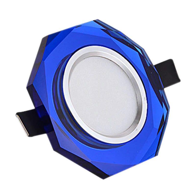 Crystal Modern Ceiling Light AC90-260V Embedded 3W 5W LED Downlight Aisle Corridor Lights Porch Lamp Corner lamp for Living Room