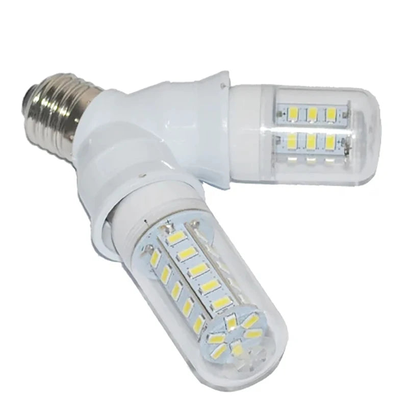 E27 To E27 Bulb Socket Adapter Converter Extender Splitter Household Socket Dual Head Converter Sockets For Light Bulbs A2